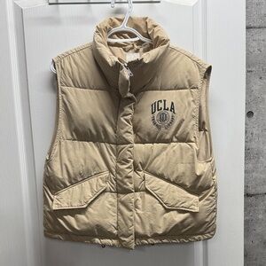 H&M Tan Puffer Vest